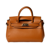 Pylad ALBA petit sac à main cuir Mix Châtain