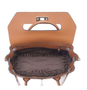 Pylad ALBA petit sac à main cuir Châtain