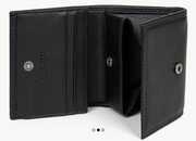 Porte Monnaie LANCASTER Soft Vintage Homme Noir Bleu