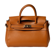 Pylad ALBA petit sac à main cuir Châtain