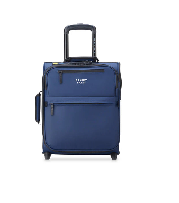 DELSEY - Valise Cabine 45cm Maubert 2.0 Déperlant Bleu