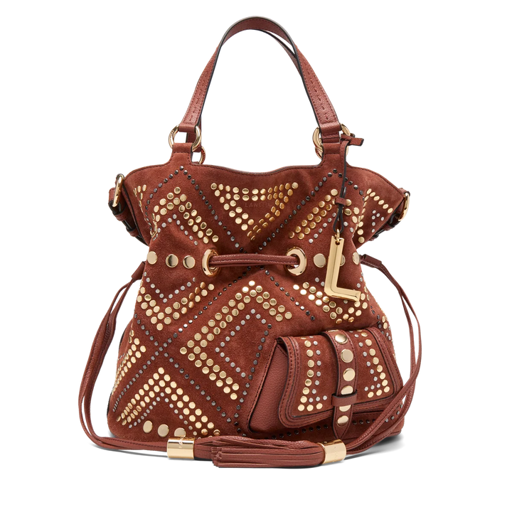 Lancel Premier Flirt – Sac seau M – Brique