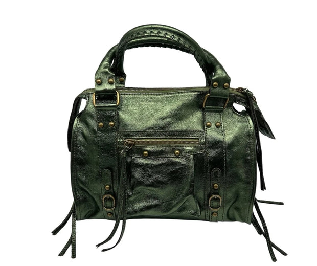 LOUISA LEE - Sac à main cuir Irise Capucine Small