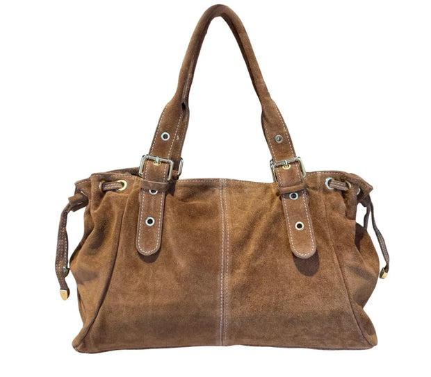 Sac à Main LOUISA LEE Suede Lacet Large