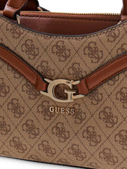 Sac à main GUESS Dea Logo 4G Latte