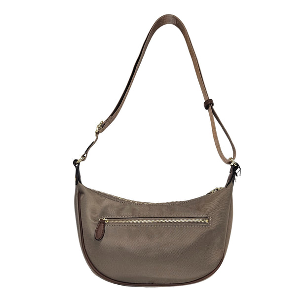 Sac à main TED LAPIDUS de taille moyenne Naturel/Cognac vue de dos