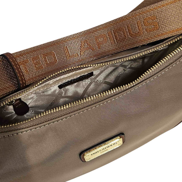 Sac à main TED LAPIDUS de taille moyenne Naturel/Cognac doublure