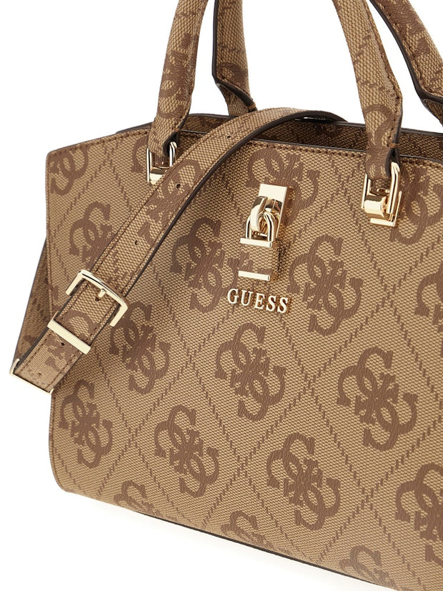 Sac à main GUESS Queensland Latte bandoulière