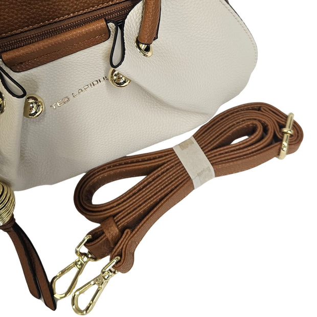 Sac à main bandoulière TED LAPIDUS Gretel Beige/Gold 