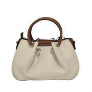 Sac à main TED LAPIDUS Gretel Beige/Gold vue de dos
