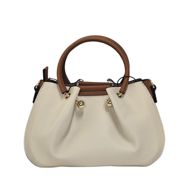 Sac à main TED LAPIDUS Gretel Beige/Gold vue de dos
