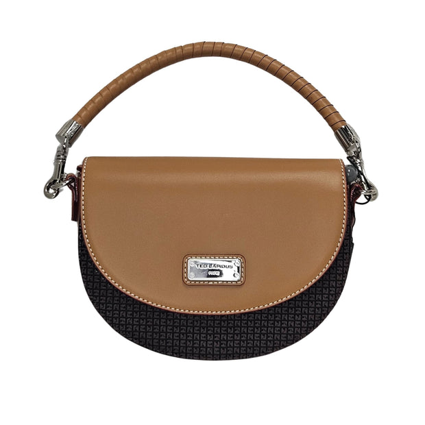 Sac à main TED LAPIDUS avec poignée tressée vue de face