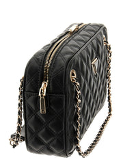 Sac bandoulière GUESS Giully Noir vue de côté