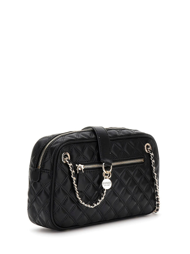 Sac bandoulière GUESS Giully Noir vue de dos