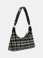 Sac épaule GUESS Everlee Tweed vue de dos
