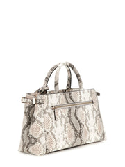 Sac épaule GUESS Lefia python vue de dos