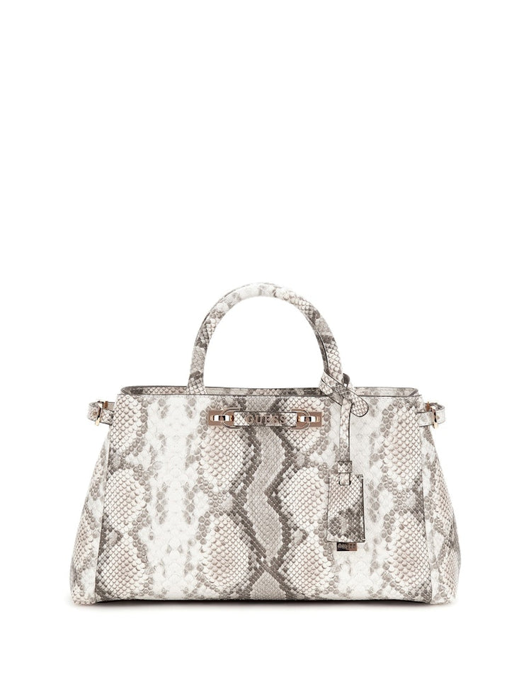 Sac épaule GUESS Lefia python vue de face