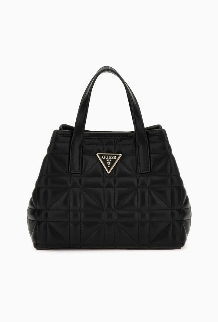 Mini sac cabas latona surpiqué BLACK