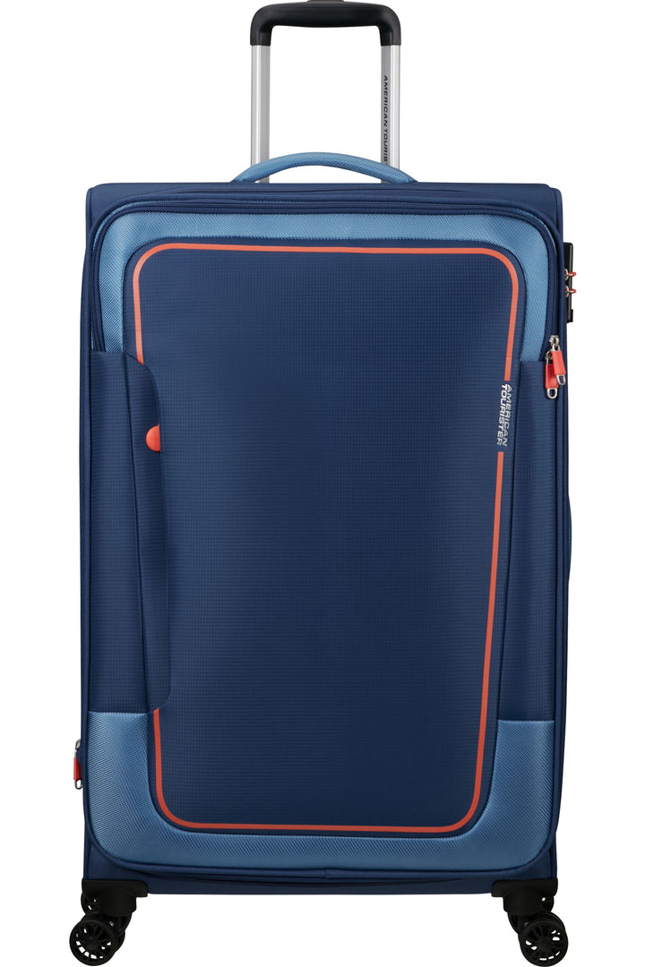 American Tourister Pulsonic 81cm Bagage très long séjour – Combat Navy – vue 1