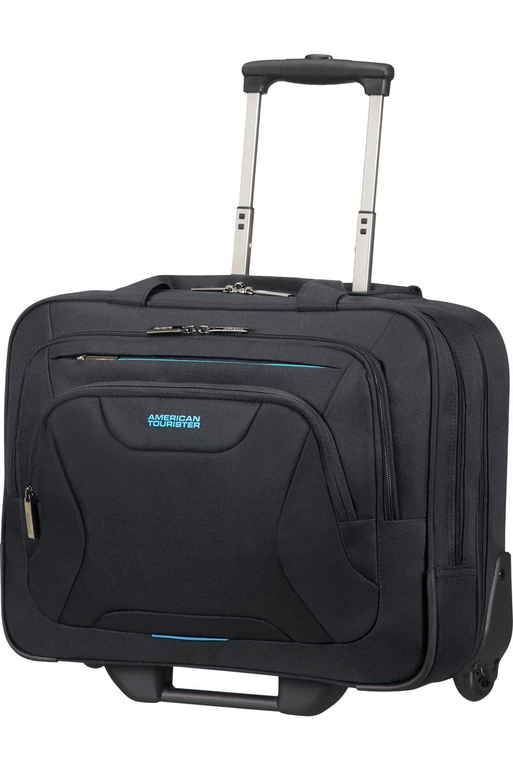 American Tourister AT Work Rolling Tote 15.6" – Black – vue 1