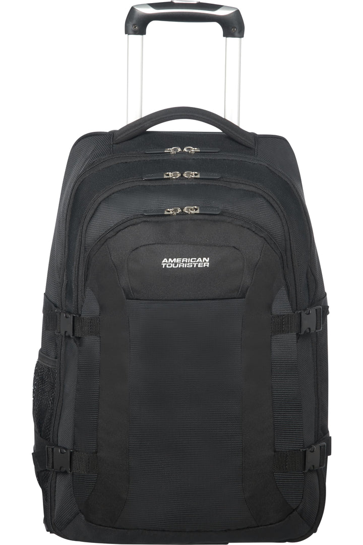 American Tourister Road Quest Sac de voyage à roulettes/Sac à dos – Noir massif – vue 1