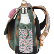 Cartable TANN'S Iris vert 38cm poche gourde
