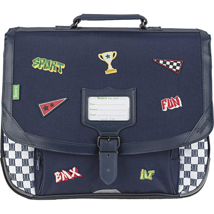 Cartable Mathéo bleu 38cm