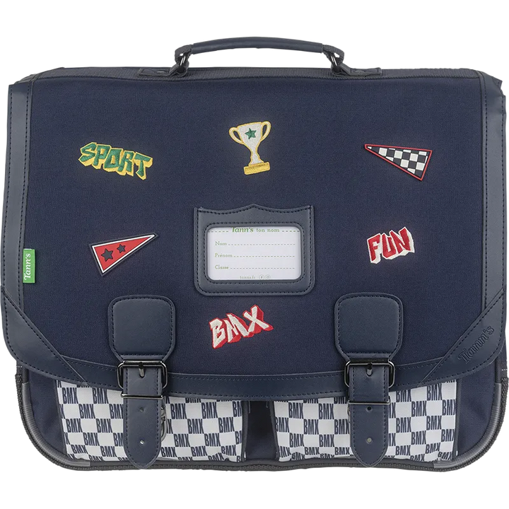 Cartable Tann's  Les Fantaisies  Mathéo bleu 41cm