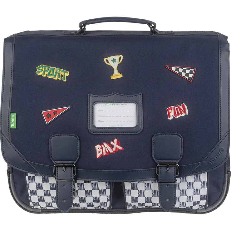 Cartable Tann's  Les Fantaisies  Mathéo bleu 41cm