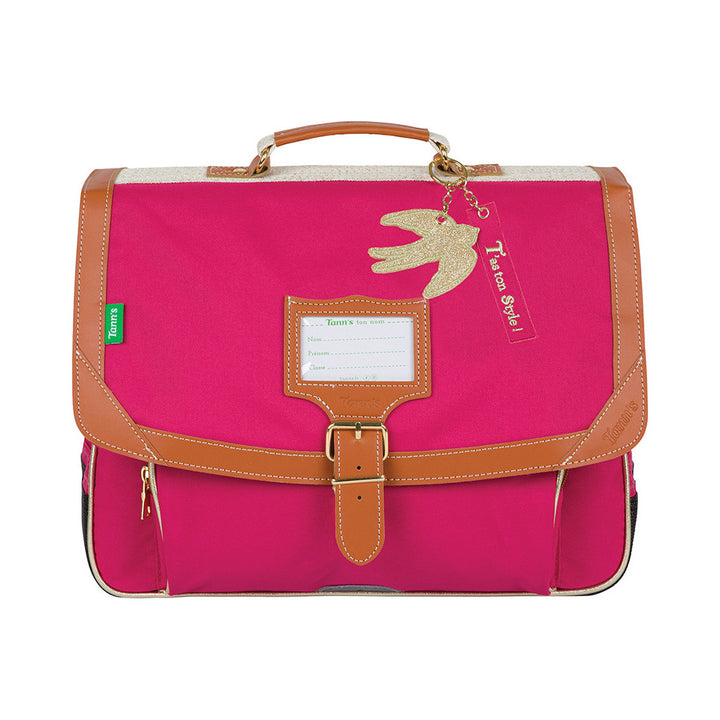 Cartable TANN'S 38cm Paloma Framboise