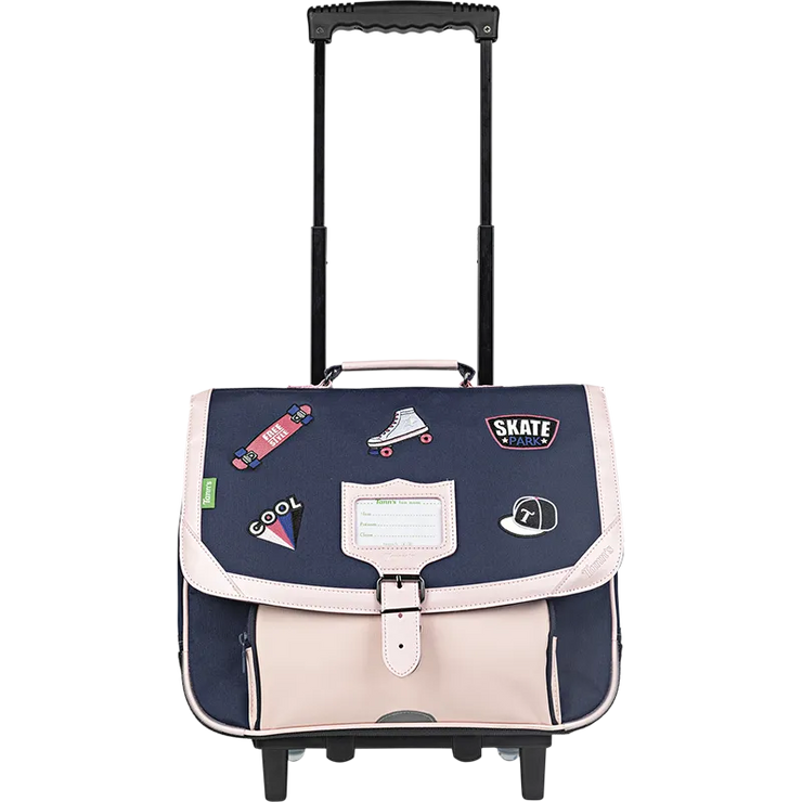 Cartable à Roulettes TANN'S Lily bicolore 38cm