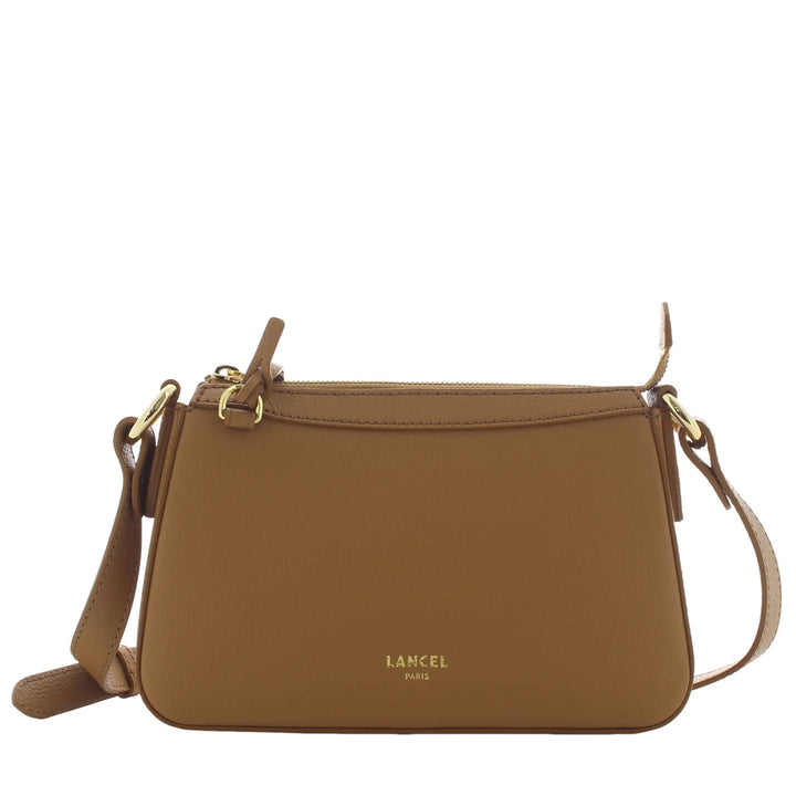Mini sac zippé Lancel Faubourg Camel