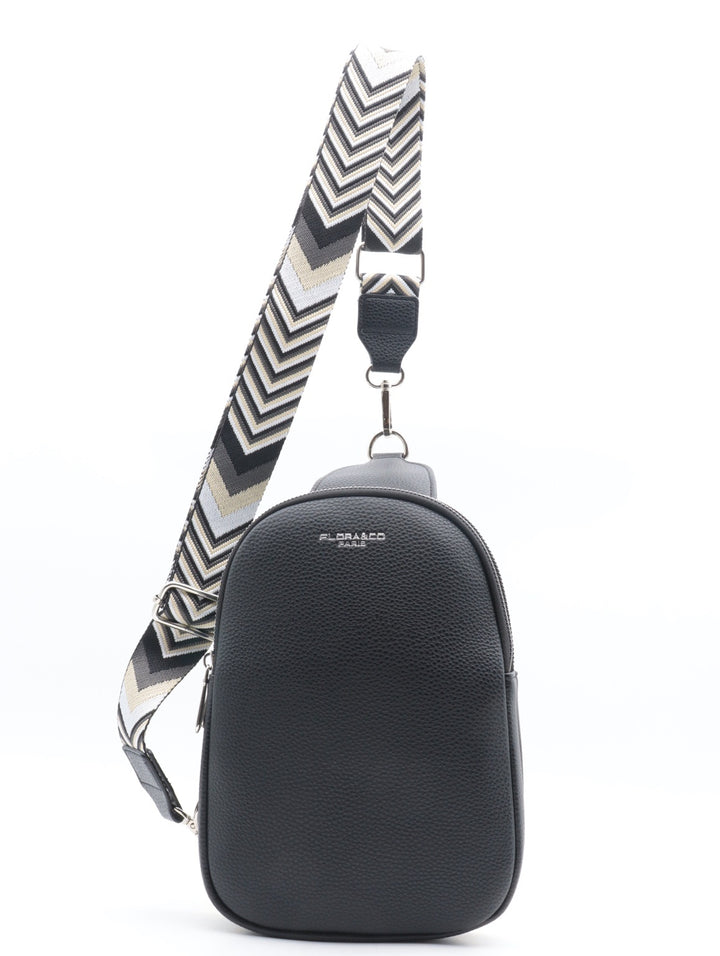 Sac bandoulière Flora & Co F8506 Noir – face