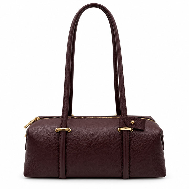 Sac en cuir Gallantry MG-1066 Bordeaux vue face