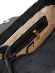 Sac bandoulière GUESS Calista Coal vue intérieure
