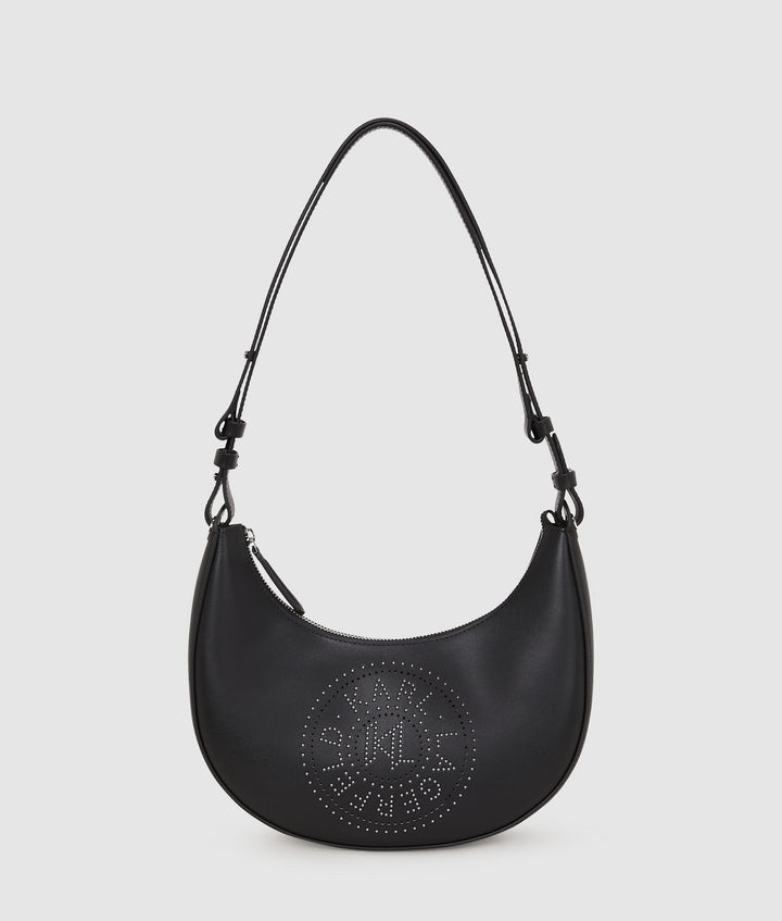 Sac Porté Épaule En Demi-Lune Orné De Clous K/CIRCLE KARL LAGERFELD
