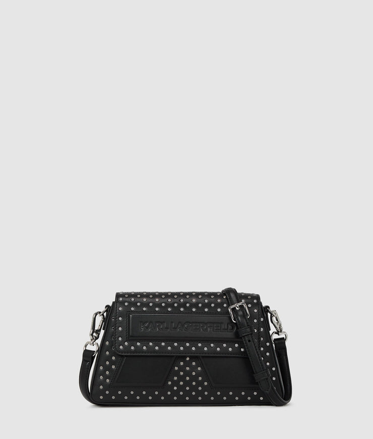 Sac Bandoulière Orné De Clous Ikon KARL LAGERFELD