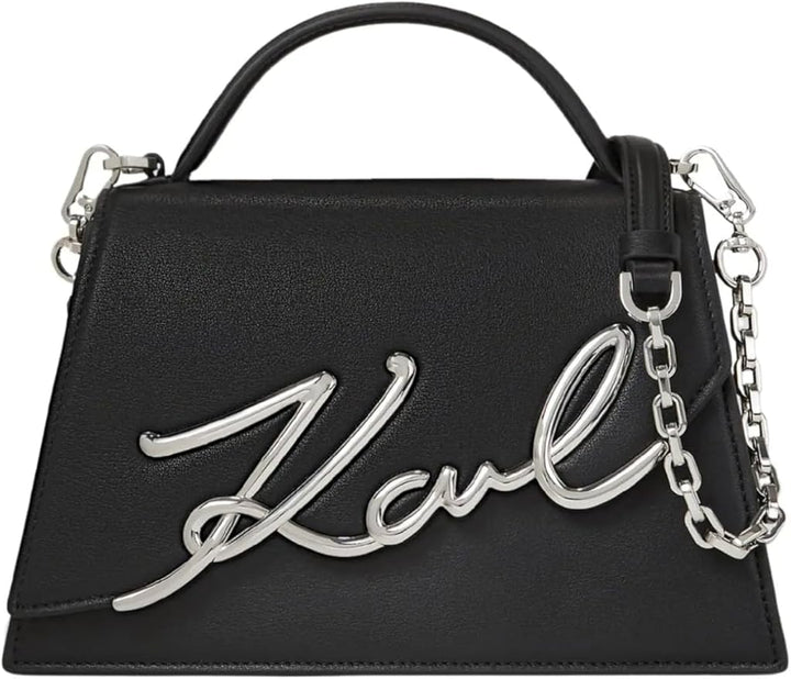 Sac Bandoulière K Signature Cuir KARL LAGERFELD