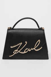 Sac Bandoulière K Signature Cuir KARL LAGERFELD