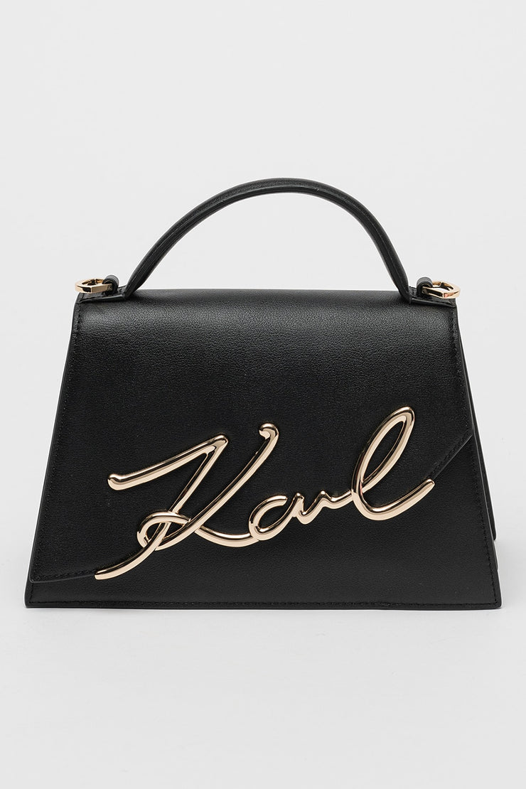 Sac Bandoulière K Signature Cuir KARL LAGERFELD