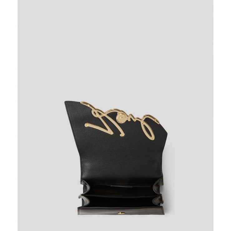 Sac Bandoulière K Signature Cuir KARL LAGERFELD