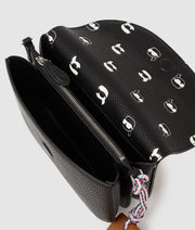 Sac Bandoulière À Rabat Ikon Pebble KARL LAGERFELD