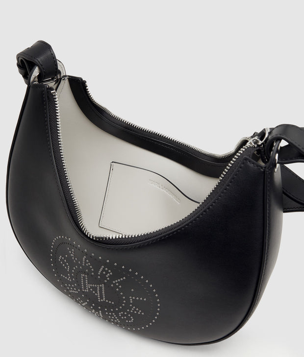 Sac Porté Épaule En Demi-Lune Orné De Clous K/CIRCLE KARL LAGERFELD