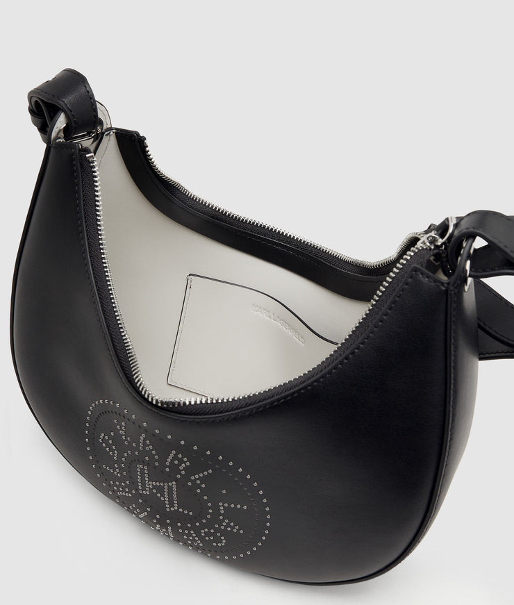 Sac Porté Épaule En Demi-Lune Orné De Clous K/CIRCLE KARL LAGERFELD