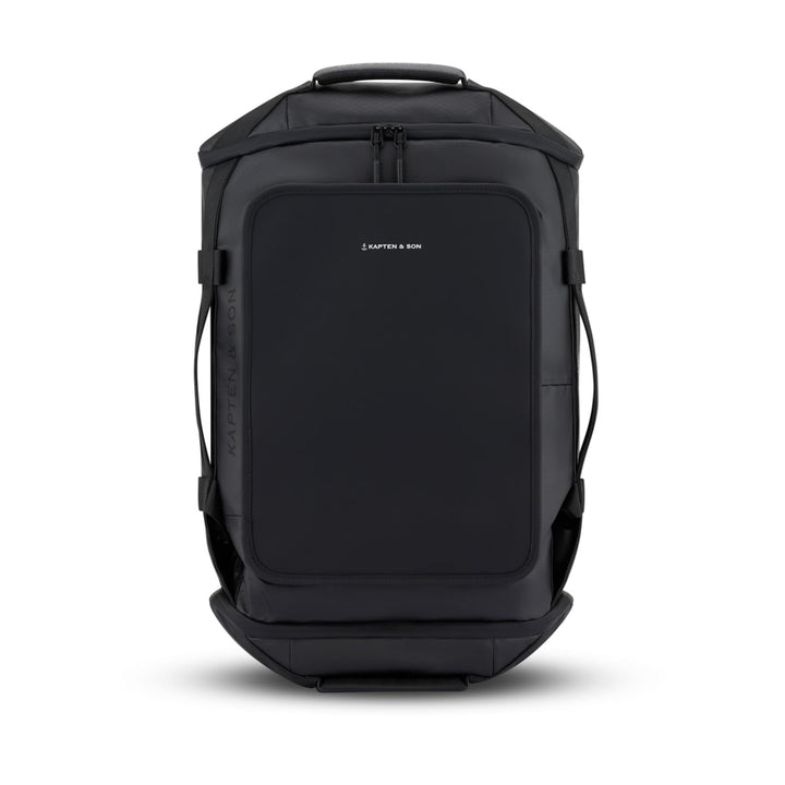 Kapten & Son Lisbon Duffle Backpack Small All Black — vue principale