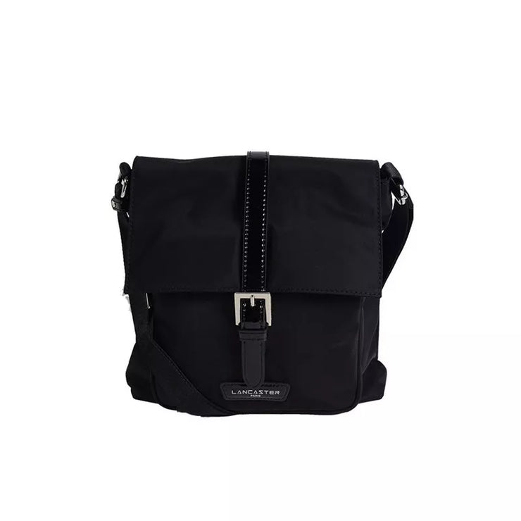 Lancaster Basic Verni Sac Porté Travers Noir