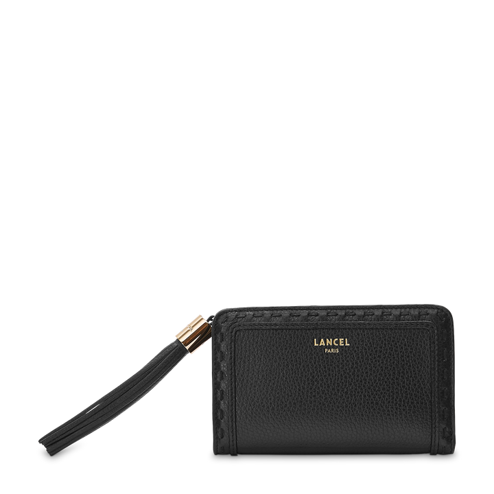 Lancel Premier Flirt – Portefeuille rectangulaire compact zippé – noir – vue 1
