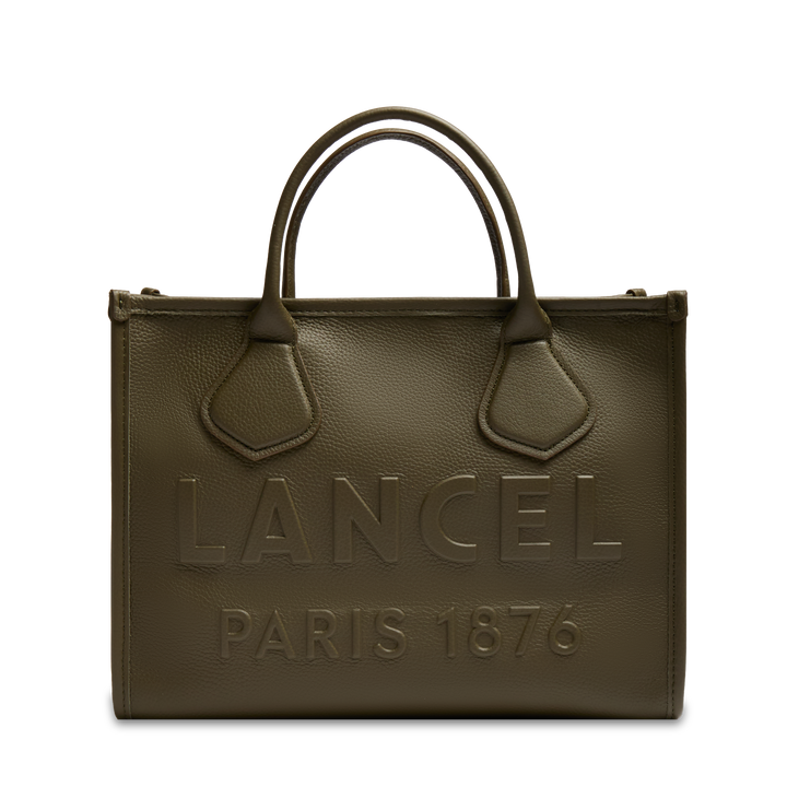 Lancel Jour – Sac cabas zippé M – Kaki foncé – kaki fonce – vue 1