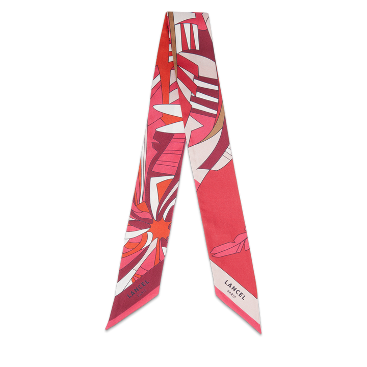 Lancel Motif duo arabesque – Bandeau – Multico framboise – multico framboise – vue 1