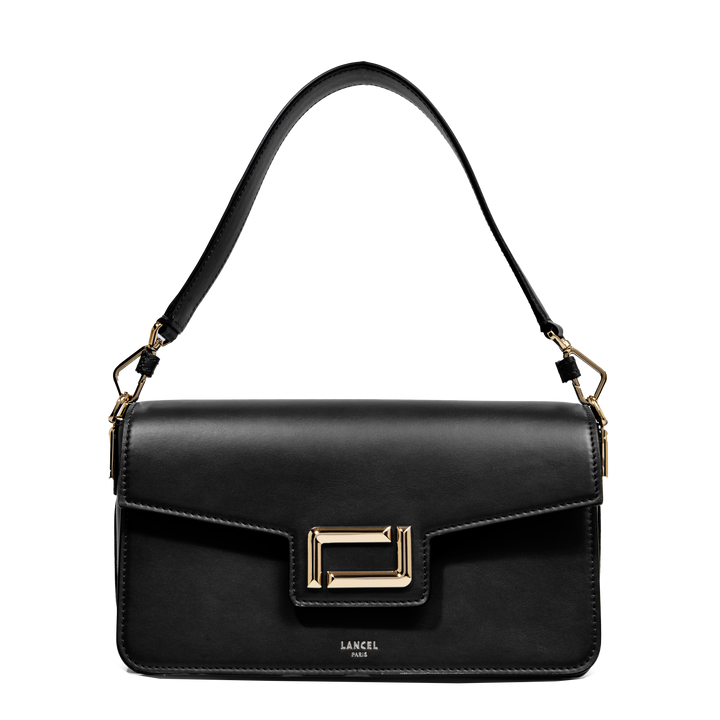 Lancel Angèle – Sac rabat M – Noir – noir – vue 1